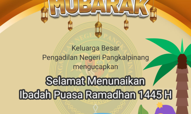 Selamat Menunaikan Ibadah Puasa 1445 H
